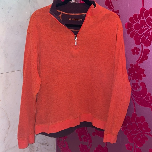 Bugatchi Men’s 1/4 Zip Pullover Size Large - Picture 1 of 3